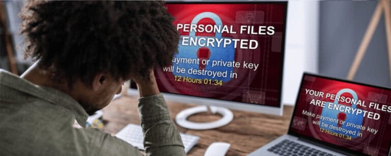 IT-Sicherheitsdienst schützt vor Ransomware-Angriffen und Datenverlust.