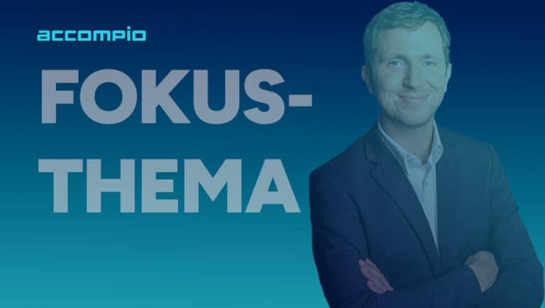 Professioneller IT-Service-Experte bei Accompio mit Fokus auf Support.